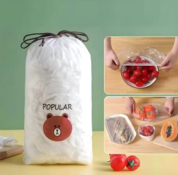 100pcs Clear Resealable Bags – Fresh, Clean & Kitchen-Ready!