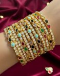 Gold Plated Kundan Jewelry with Real Stones
